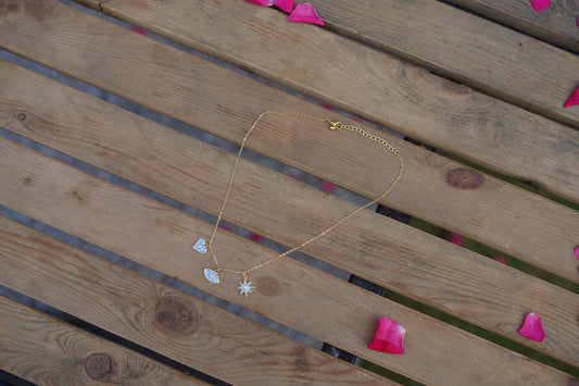 Women's Cerulean Guardian Trio Necklace By Room9 The Popup Store