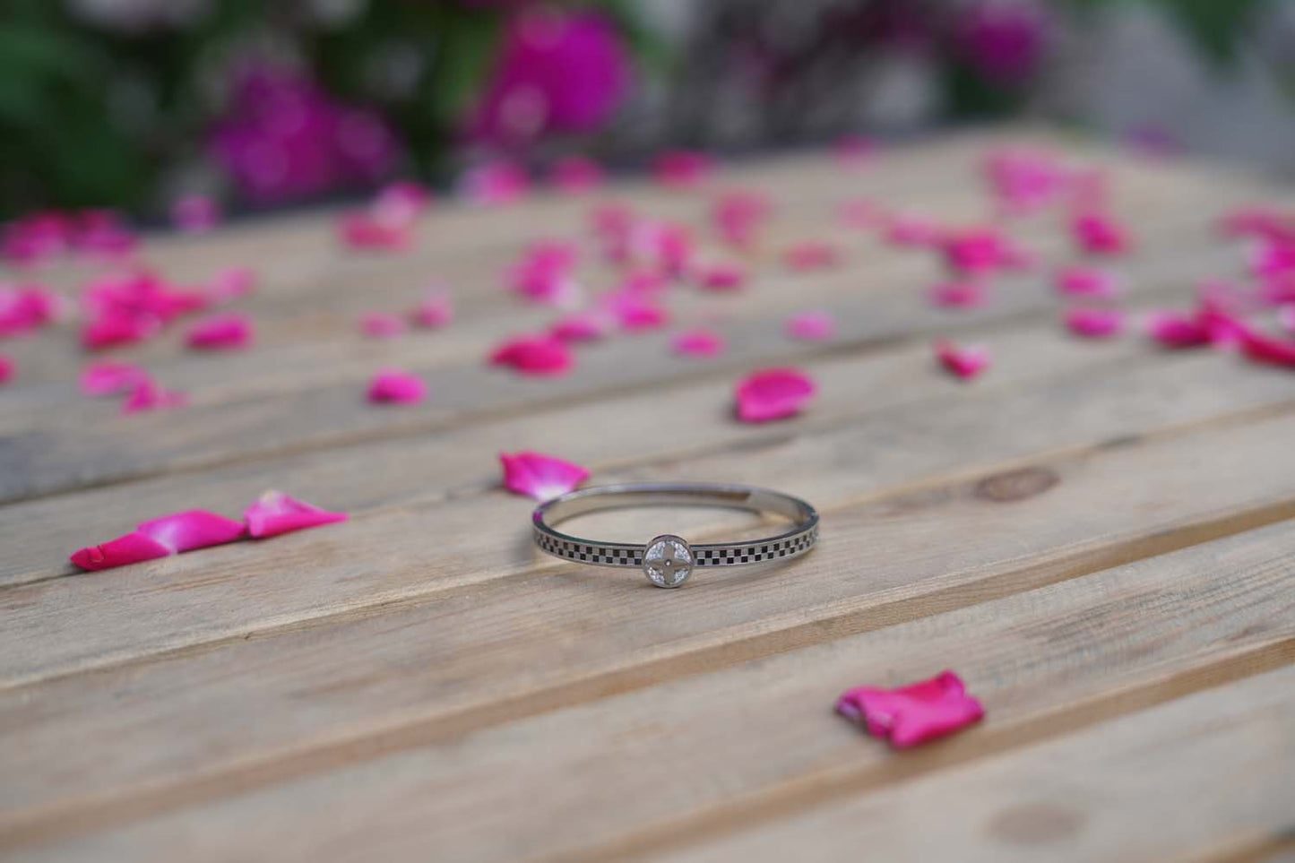Women's Silver Essence Brass Bracelet By Room9 The Popup Store