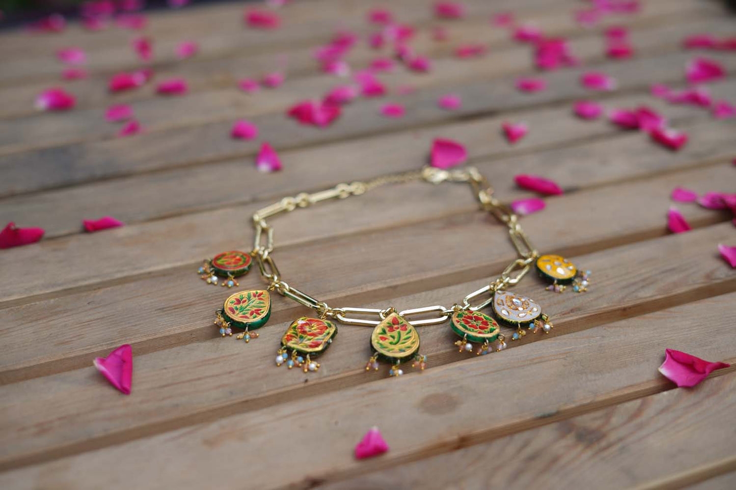 Women's Radiant Harmony Kundan Neckpiece By Room9 The Popup Store