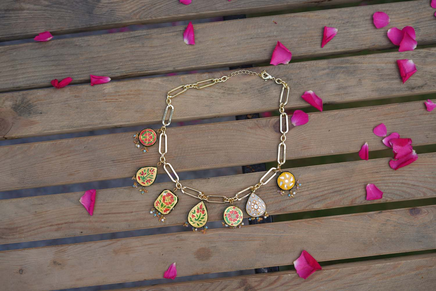 Women's Radiant Harmony Kundan Neckpiece By Room9 The Popup Store