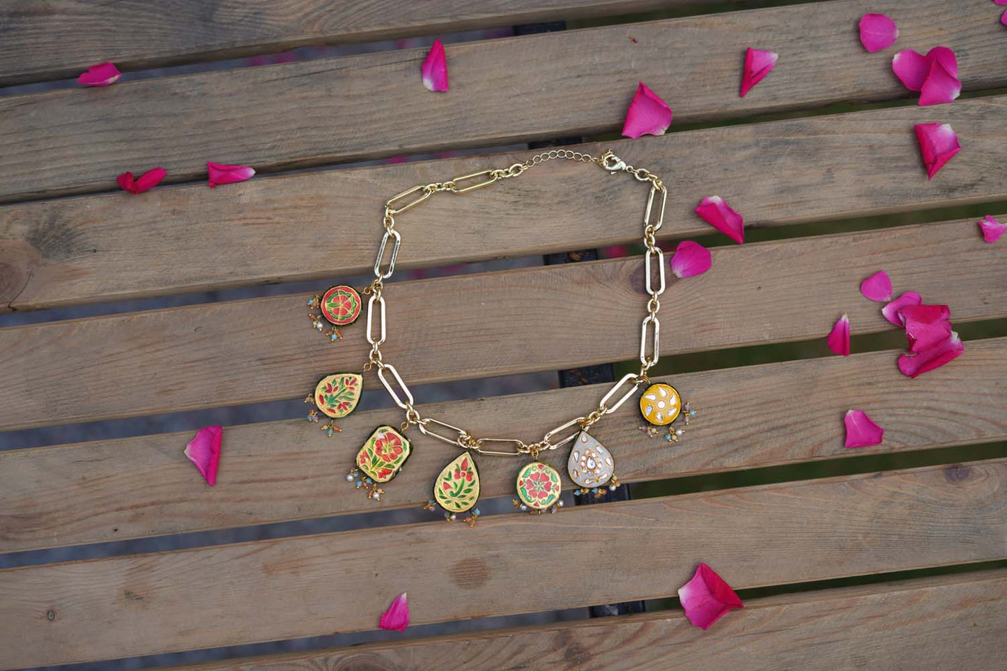Women's Radiant Harmony Kundan Neckpiece By Room9 The Popup Store