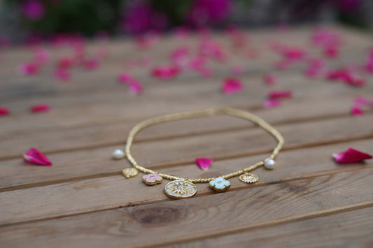 Women's Charm Symphony Brass Neckpiece By Room9 The Popup Store