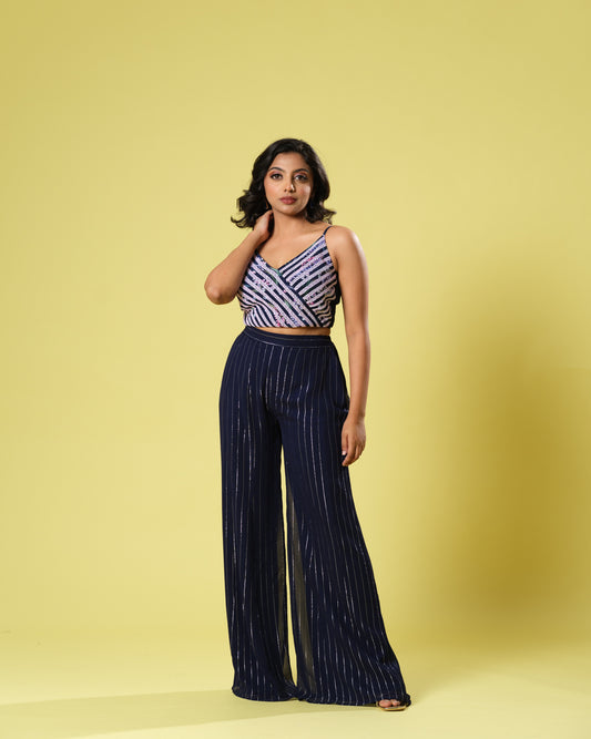 Women's Navy Enchantress Coord  By Room9 The Popup Store