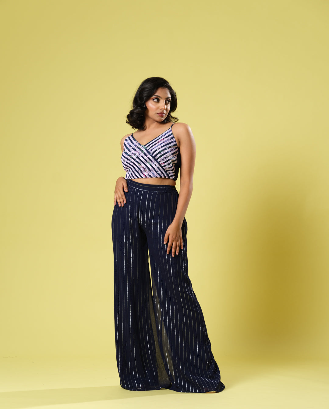 Women's Navy Enchantress Coord  By Room9 The Popup Store