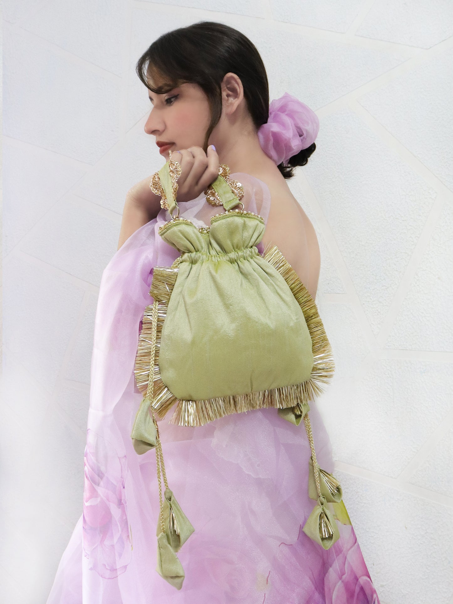 Women's Royal Revival: Kiran Lace Potlis By Room9 The Popup Store