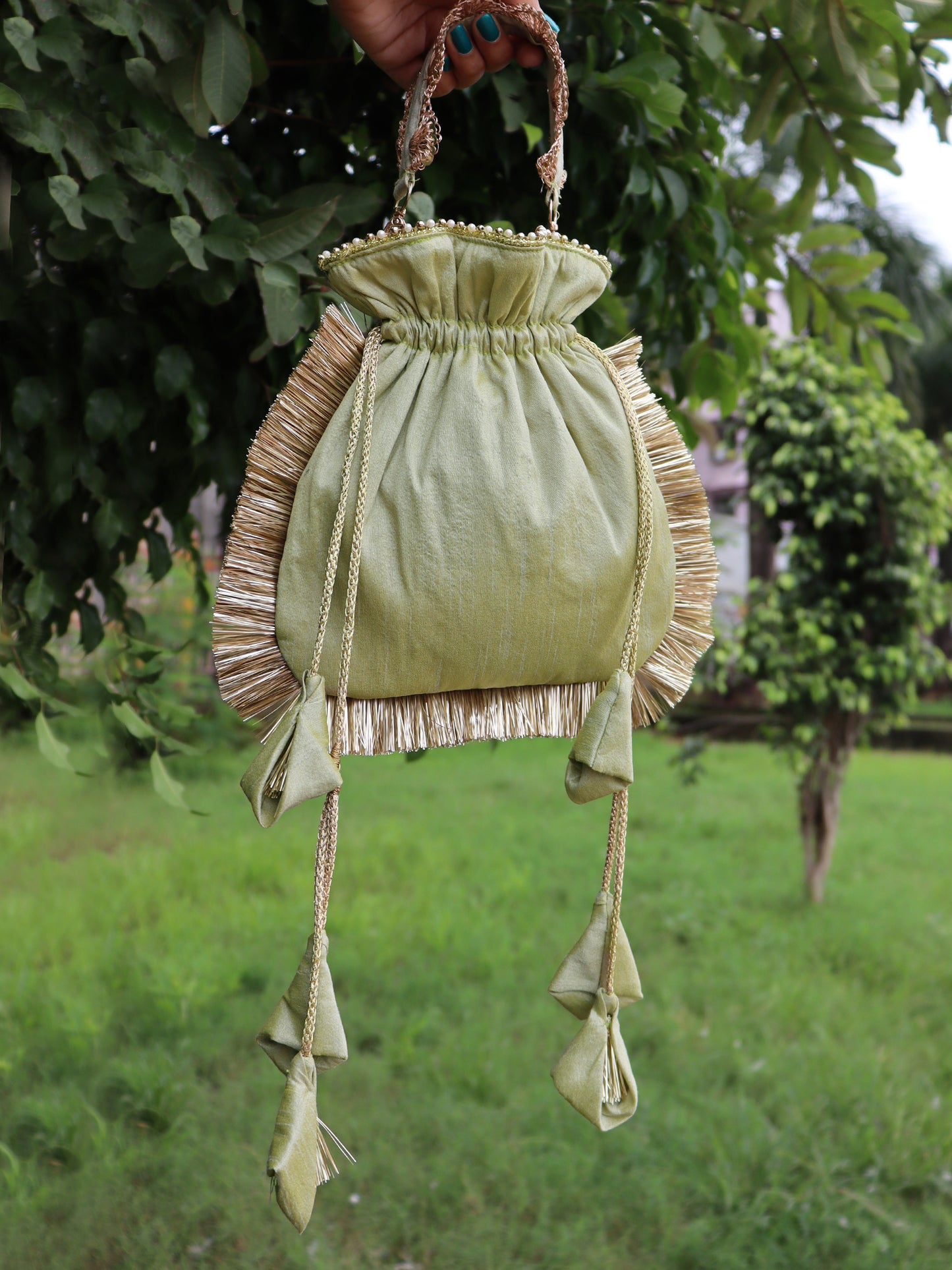 Women's Royal Revival: Kiran Lace Potlis By Room9 The Popup Store