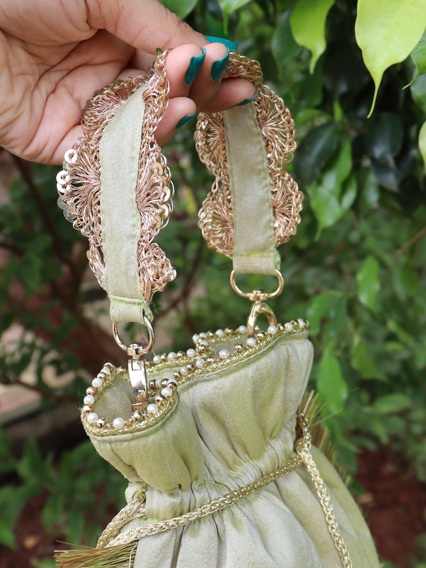 Women's Royal Revival: Kiran Lace Potlis By Room9 The Popup Store
