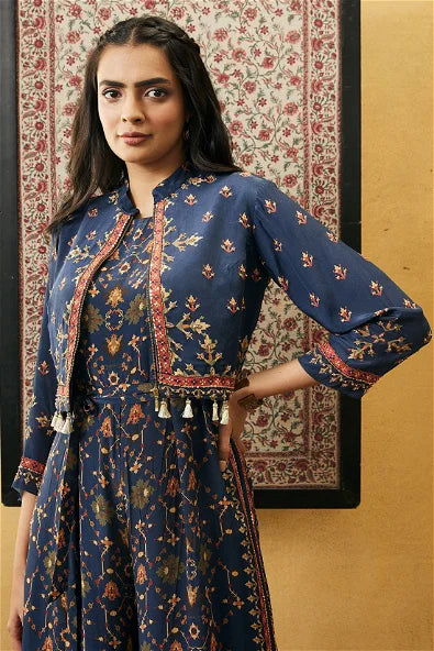 Women's Zahra Printed Jumpsuit With Jacket By Room9 The Popup Store