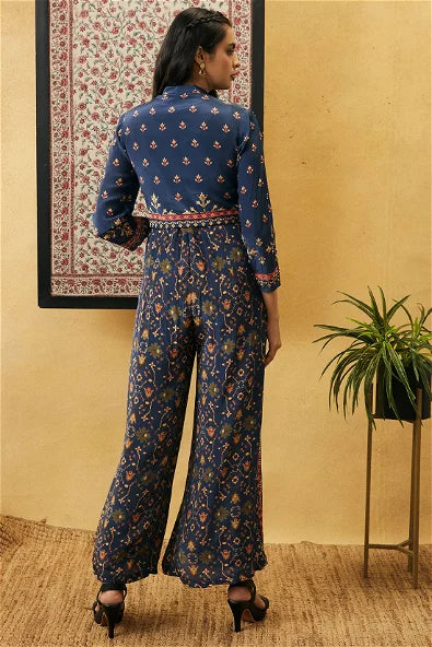 Women's Zahra Printed Jumpsuit With Jacket By Room9 The Popup Store