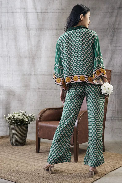 Women's Taahira Printed Co-Ord Set By Room9 The Popup Store