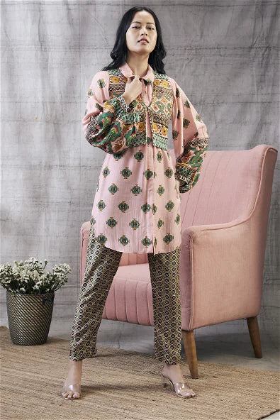 Women's Taahira Printed Co-Ord Set With Jacket By Room9 The Popup Store
