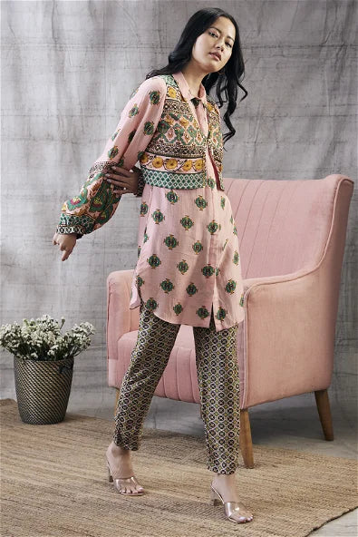 Women's Taahira Printed Co-Ord Set With Jacket By Room9 The Popup Store