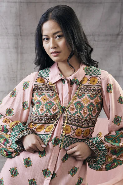 Women's Taahira Printed Co-Ord Set With Jacket By Room9 The Popup Store