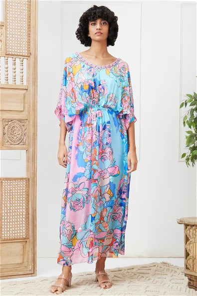Women's Zaynab Embroidered Maxi Dress  By Room9 The Popup Store