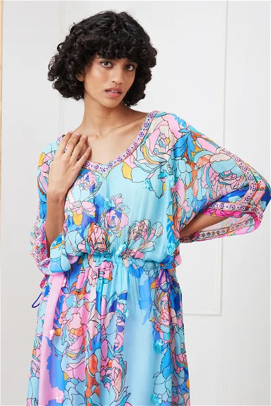 Women's Zaynab Embroidered Maxi Dress  By Room9 The Popup Store