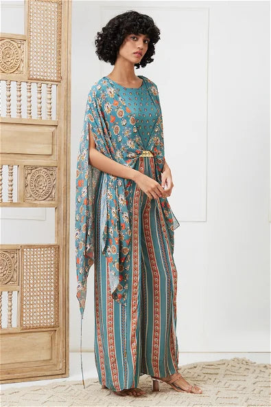 Women's Tabriz Embroidered Jumpsuit With Belt By Room9 The Popup Store