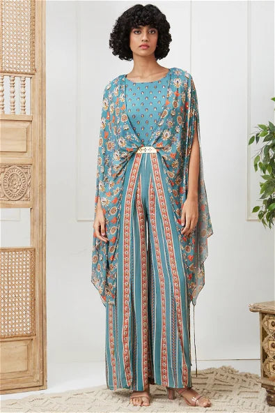 Women's Tabriz Embroidered Jumpsuit With Belt By Room9 The Popup Store
