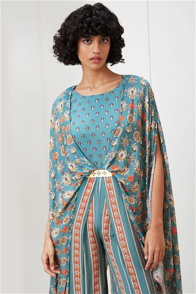 Women's Tabriz Embroidered Jumpsuit With Belt By Room9 The Popup Store