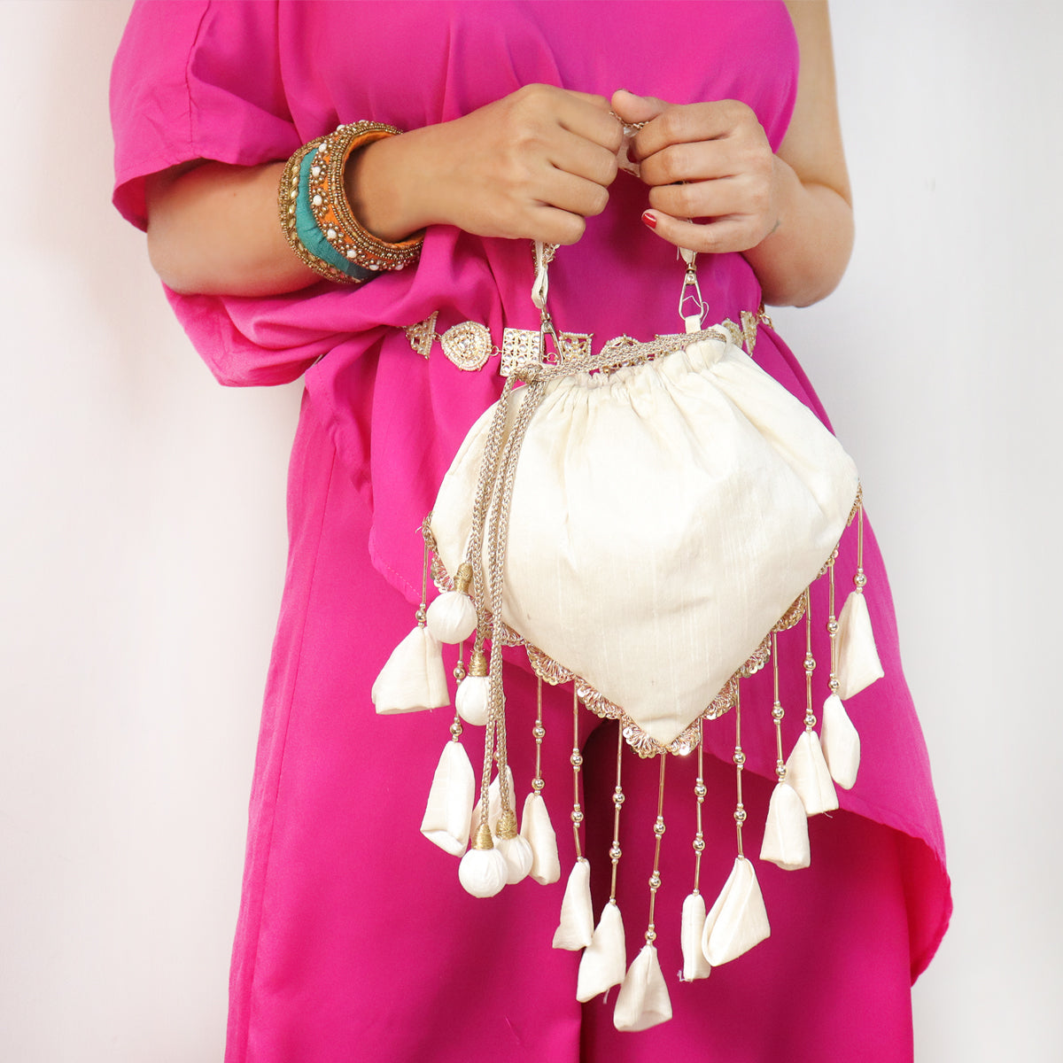 Women's Timeless Charm Tulip Tassel Bag By Room9 The Popup Store