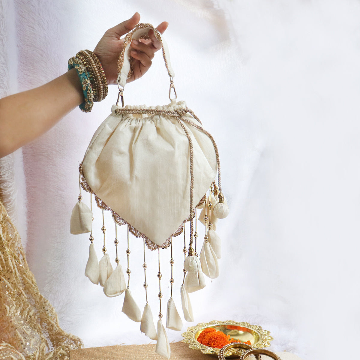 Women's Timeless Charm Tulip Tassel Bag By Room9 The Popup Store