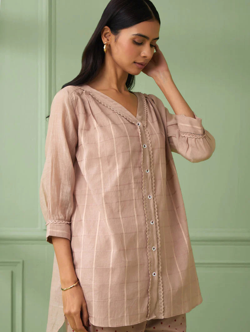 Women's Rose Shirt with Pants (Set of 3) By Room9 The Popup Store