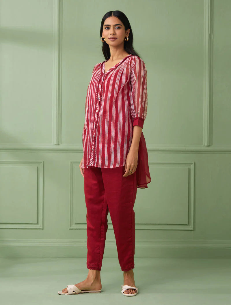 Women's Stripe Shirt with Pants (Set of 3) By Room9 The Popup Store