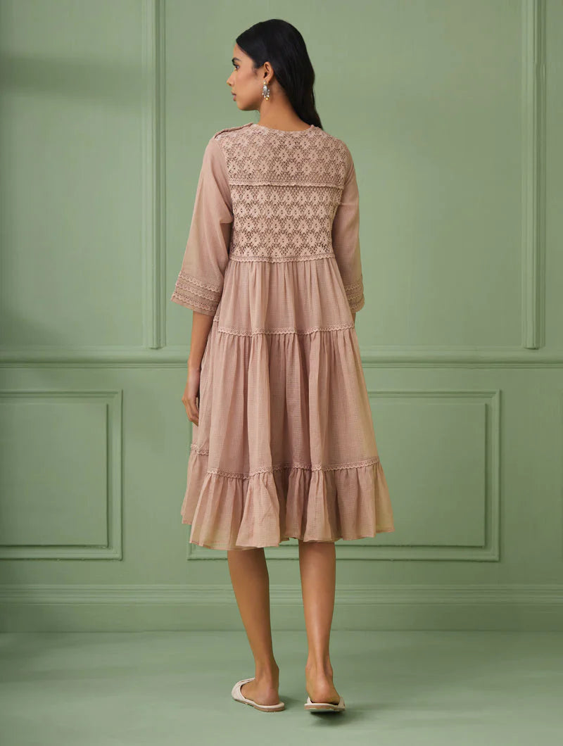 Women's Rose Tiered Lace Dress By Room9 The Popup Store