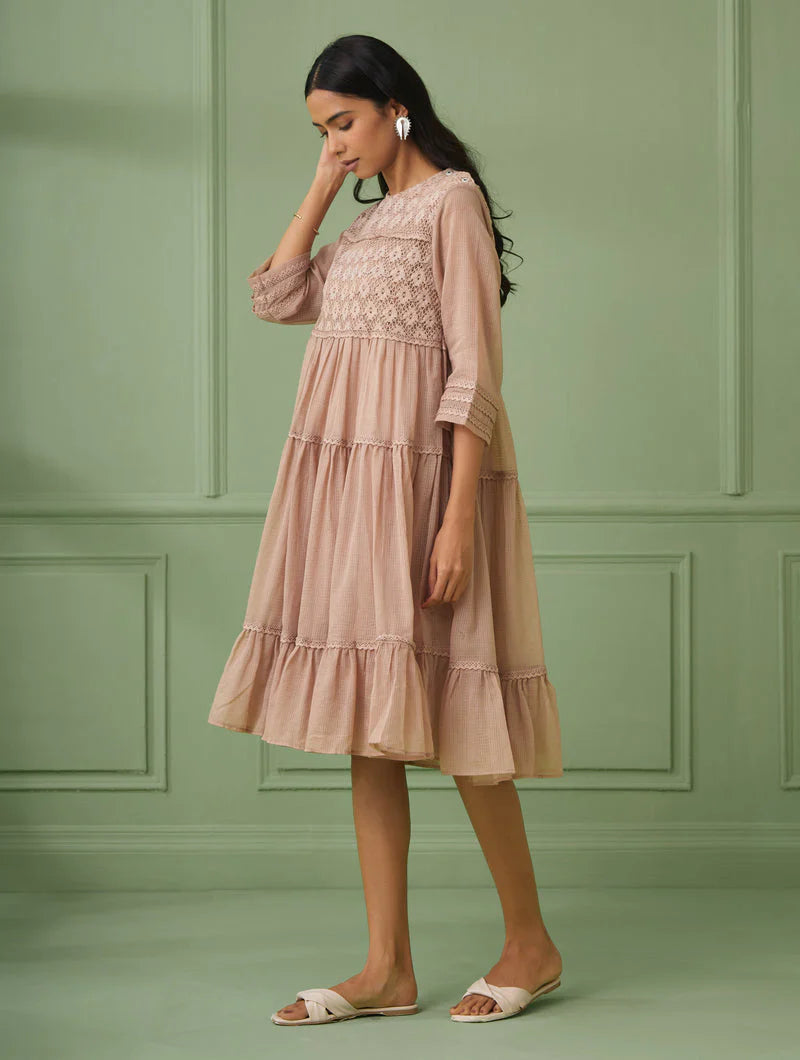 Women's Rose Tiered Lace Dress By Room9 The Popup Store