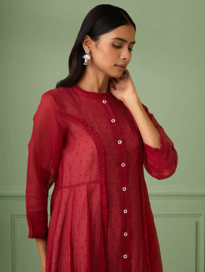 Women's Red Jacket Dress Set By Room9 The Popup Store