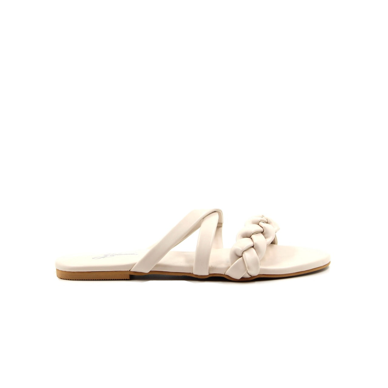 Women's YS119 Cream Flats By Room9 The Popup Store