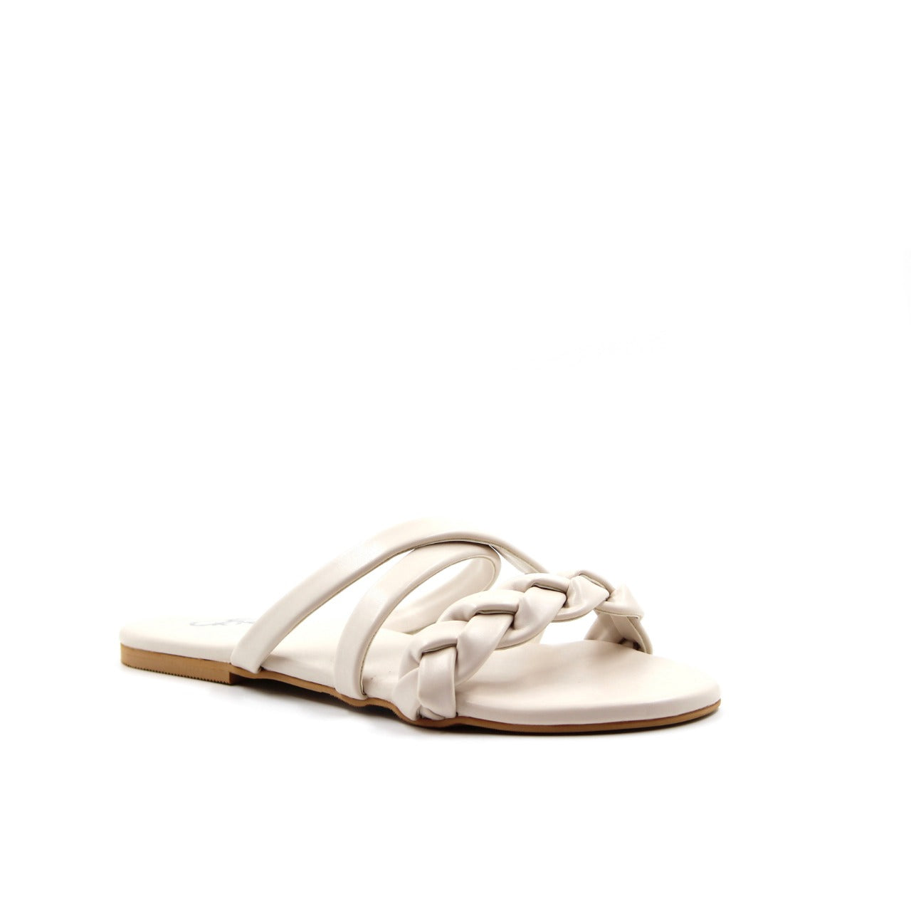 Women's YS119 Cream Flats By Room9 The Popup Store