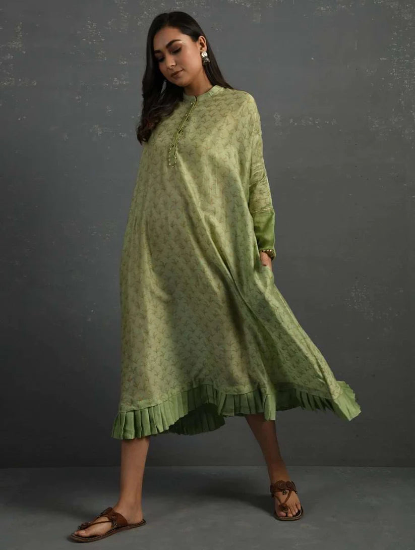 Women's Handwoven Chanderi Kurta By Room9 The Popup Store