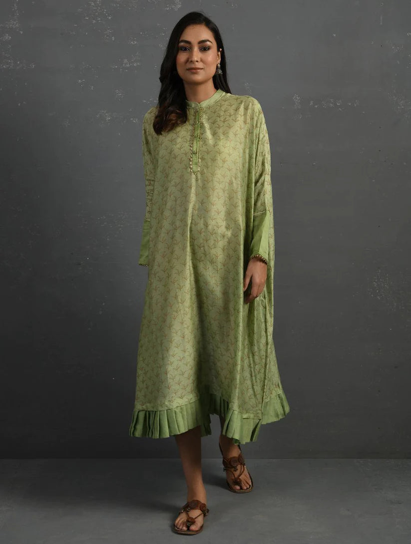 Women's Handwoven Chanderi Kurta By Room9 The Popup Store
