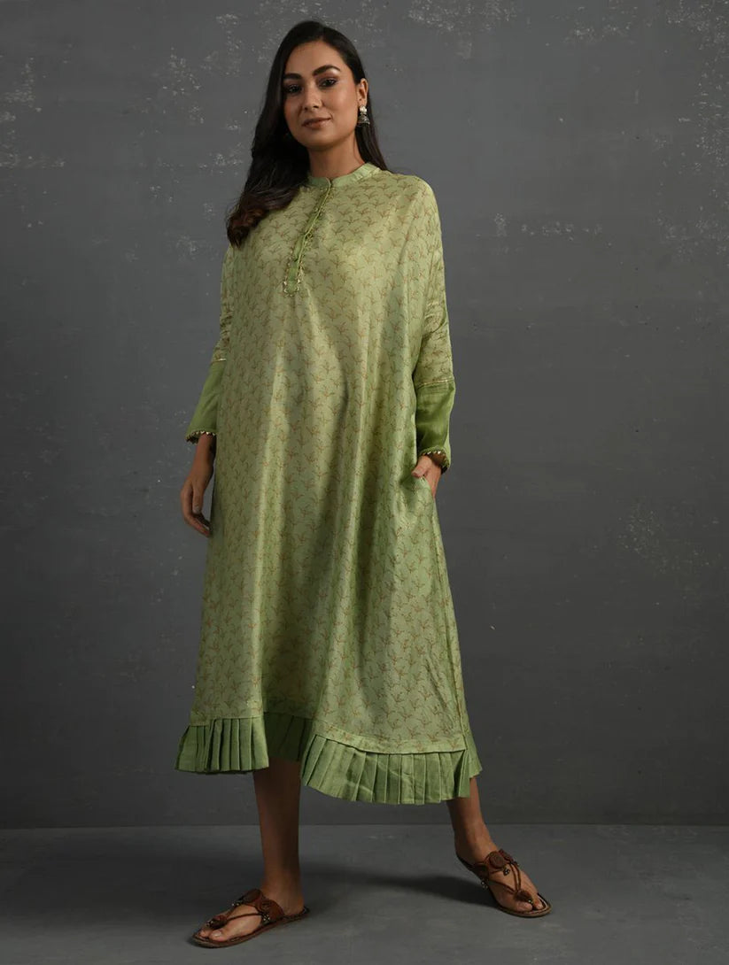 Women's Handwoven Chanderi Kurta By Room9 The Popup Store