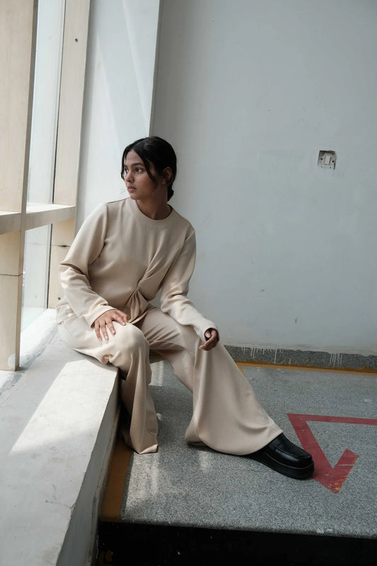 Women's Knotted Pleat Top By Room9 The Popup Store
