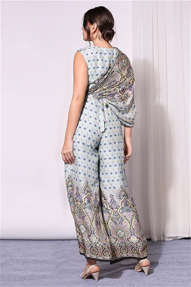 Women's Ethnic Pastel Printed Jumpsuit By Room9 The Popup Store