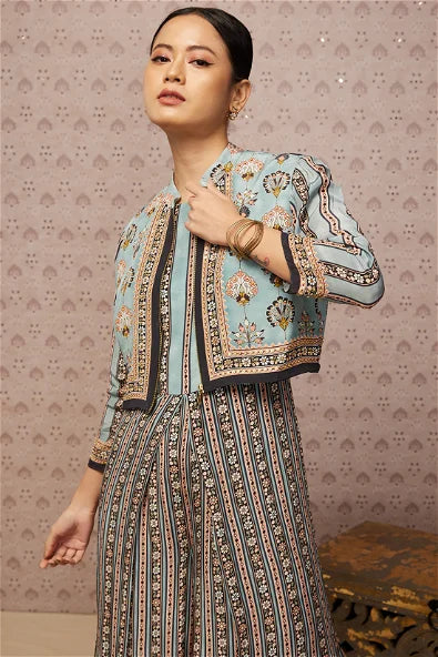 Women's Sarouk Printed Jumpsuit With Jacket By Room9 The Popup Store