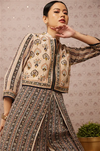 Women's Sarouk Printed Jumpsuit With Jacket By Room9 The Popup Store
