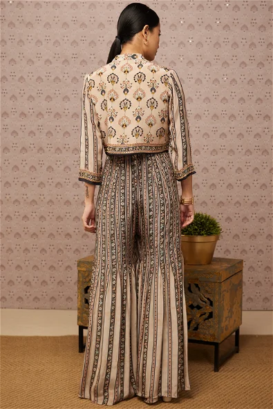 Women's Sarouk Printed Jumpsuit With Jacket By Room9 The Popup Store