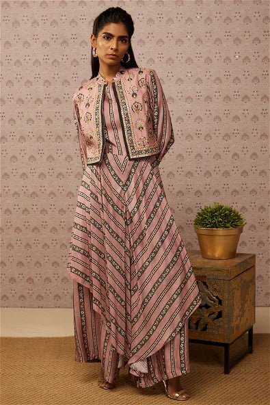 Women's Sarouk Printed Layered Jumpsuit With Jacket By Room9 The Popup Store