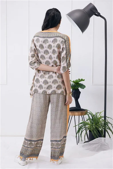 Women's Ela Printed Kimono Co-Ord Set By Room9 The Popup Store